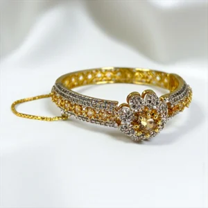 FLORAL CHAMPAGNE BANGLE 1 (2)