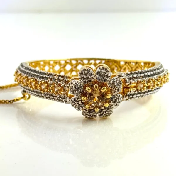 FLORAL CHAMPAGNE BANGLE 3