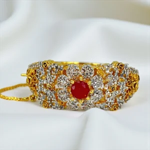 FLORAL RED BANGLE (1)