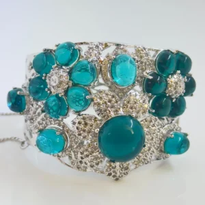 OCEAN FLORAL BANGLE