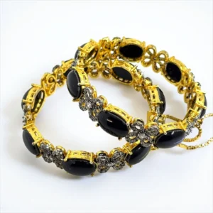 OVAL BLACK BANGLES 3
