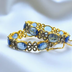 OVAL BLUE BANGLES 3