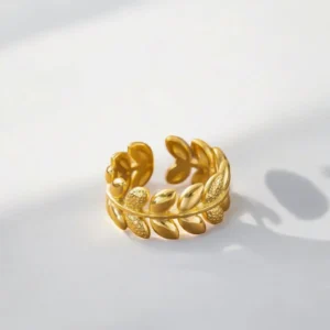 PETAL GOLD RING