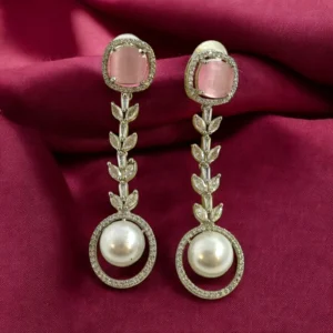 PINK PEARL EARRINGS