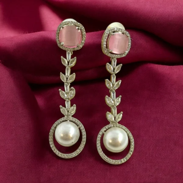 PINK PEARL EARRINGS