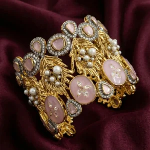PINK STONY BANGLE 1