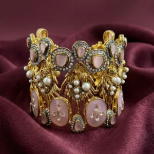 PINK STONY BANGLE 2