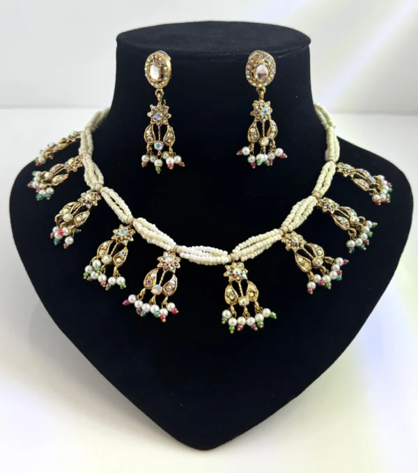 POLKI WHITE SET