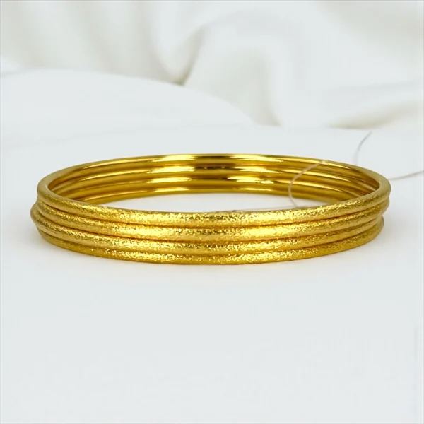 SHIMMERING GOLDEN BANGLES