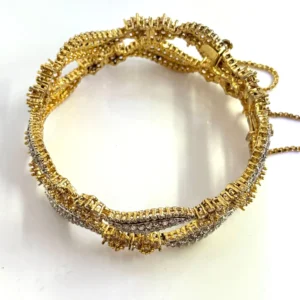 SILVER CHAMPAGNE BANGLES 1