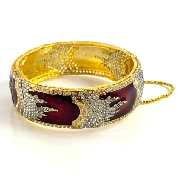 SPARKLE MAROON BANGLE