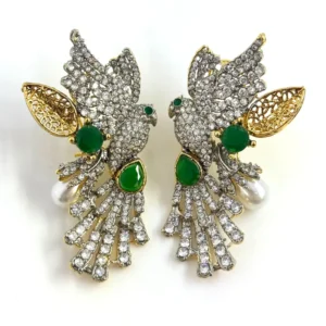 SPARROW GREEN EARRINGS