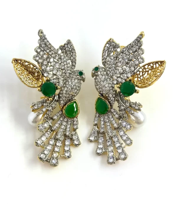 SPARROW GREEN EARRINGS