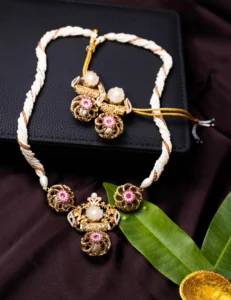 SPIRAL PINK MALA SET 2