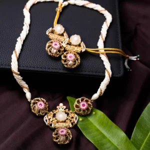 SPIRAL PINK MALA SET