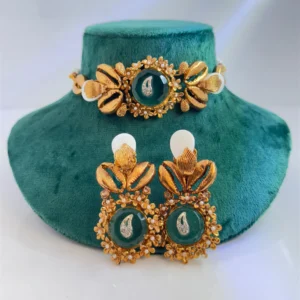 TURQUOISE FLORAL SET