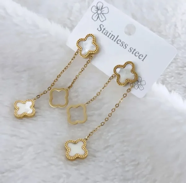 WHITE EARRINGS