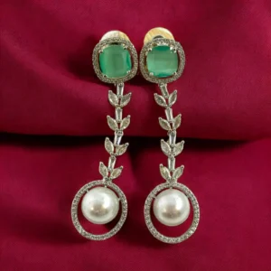 pistachio PEARL EARRINGS