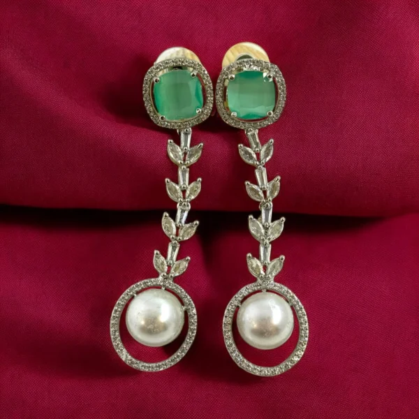pistachio PEARL EARRINGS