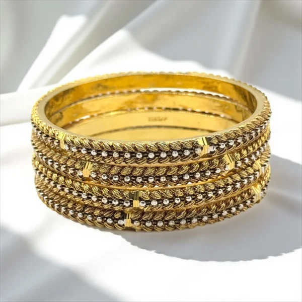 21 K GOLD PLATED BANGLES 4