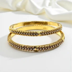 21K GOLD PLATED BANGLE 2
