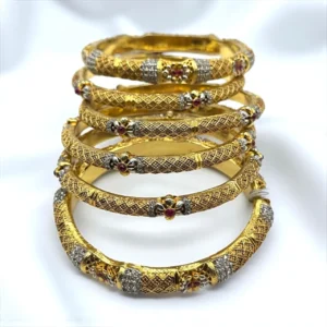 21K GOLD PLATED MARON BANGLES 1
