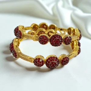 BLOSSOM MAROON BANGLES 1