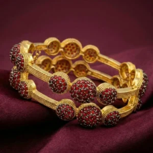 BLOSSOM MAROON BANGLES