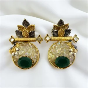 CRUSH GREEN EARRINGS .2