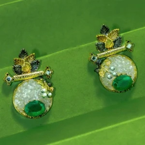 CRUSH GREEN EARRINGS