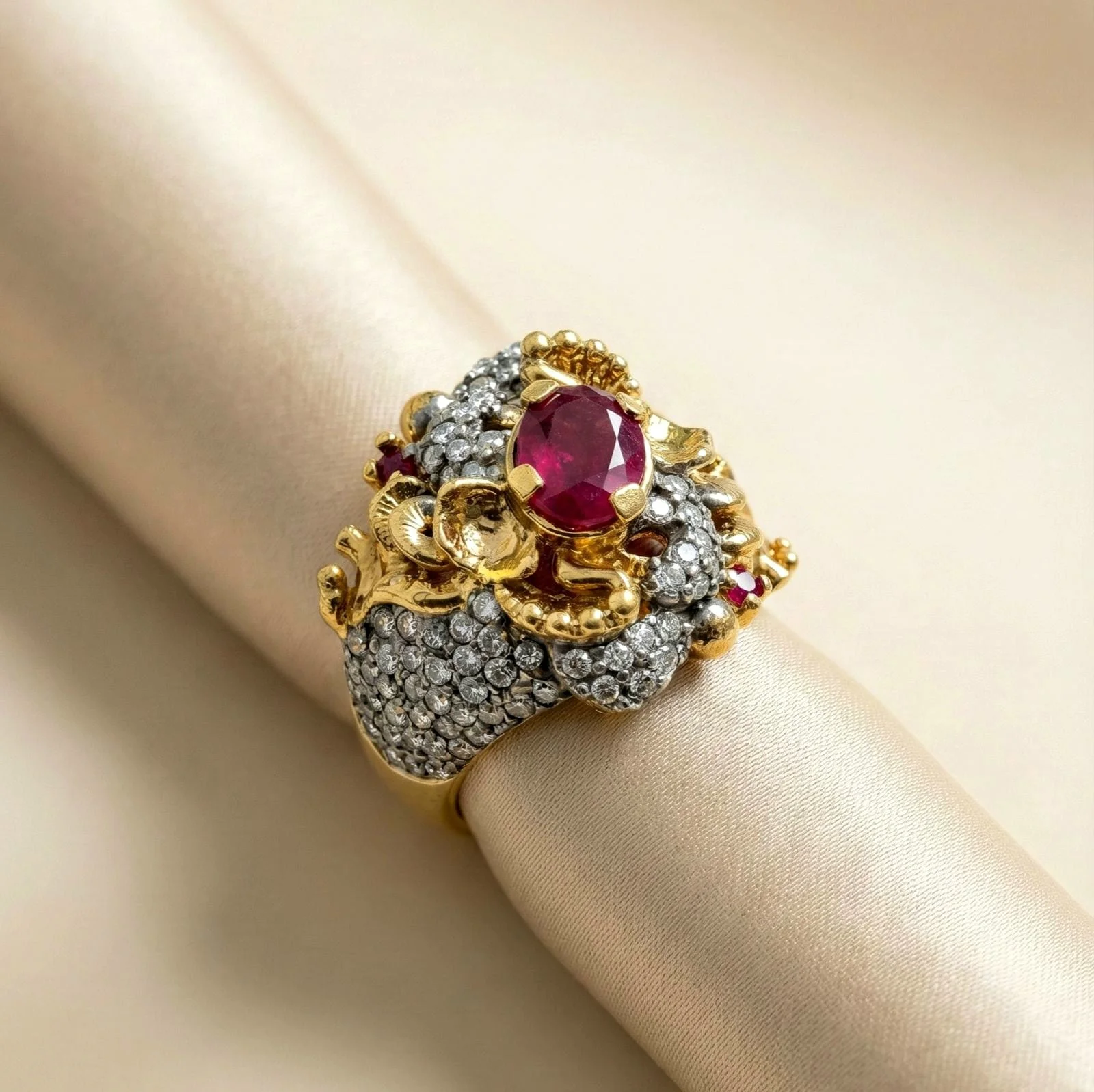 DEEP PINK RING