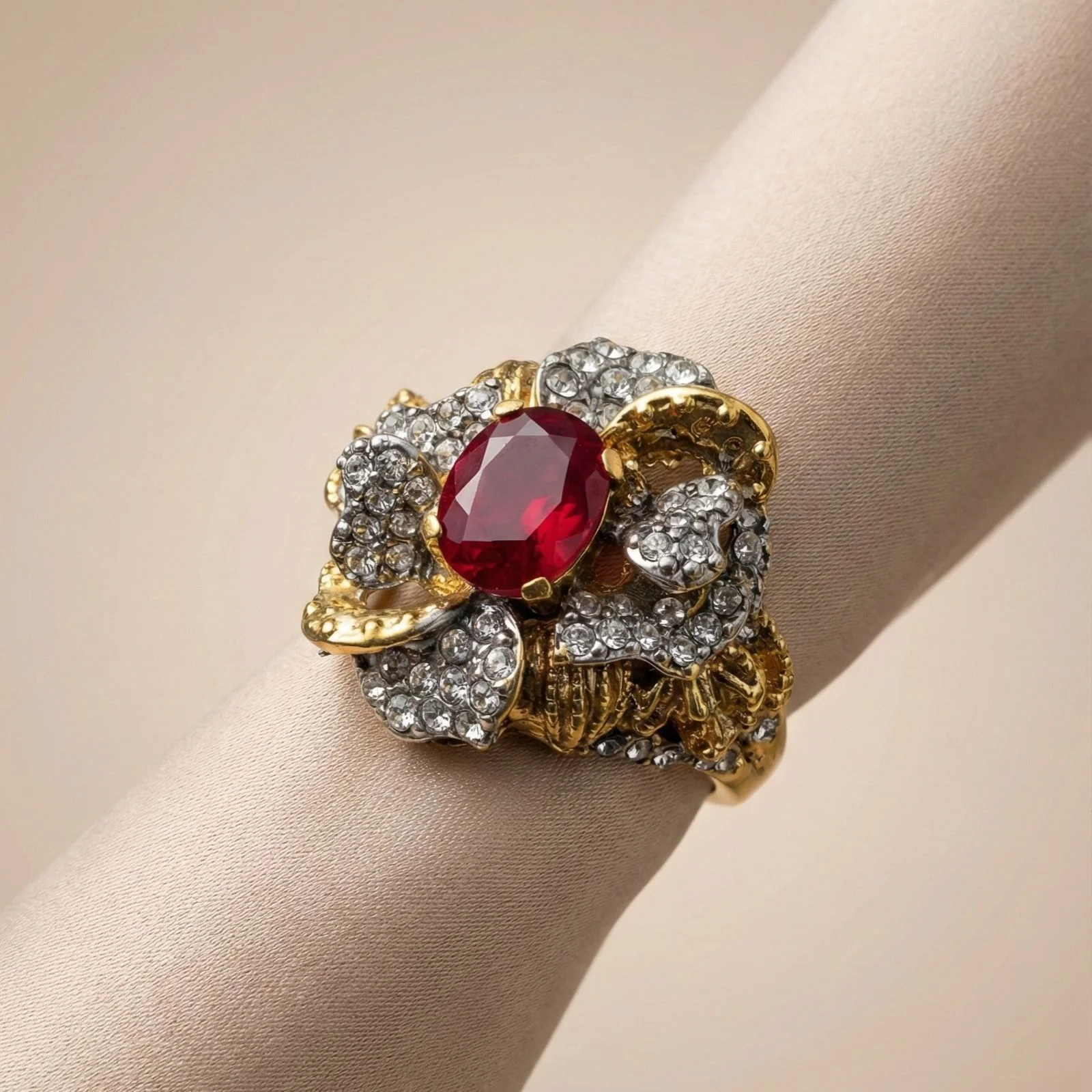DESIGNER RUBY RING