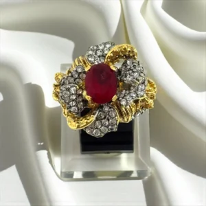 DESIGNER RUBY RING
