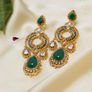 DROP GREEN EARRINGS