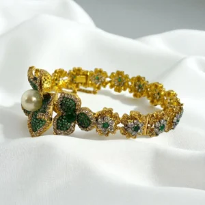 FLORAL GREEN BANGLE2