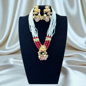 FLORAL RED MALA SET
