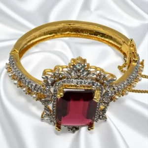 GOLD PLATED MAROON BAGLE 1