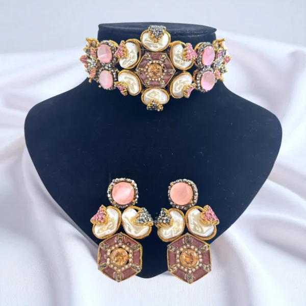 HEXAGONAL PINK SET