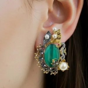 LEAFY JADE EARRINGS