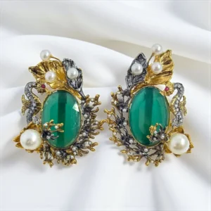 LEAFY JADE EARRINGS