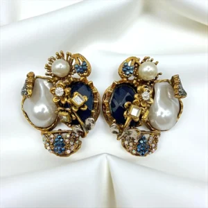 MARVEL BLUE EARRINGS 1