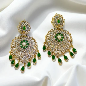 SHEESH GREEN EARRINGS