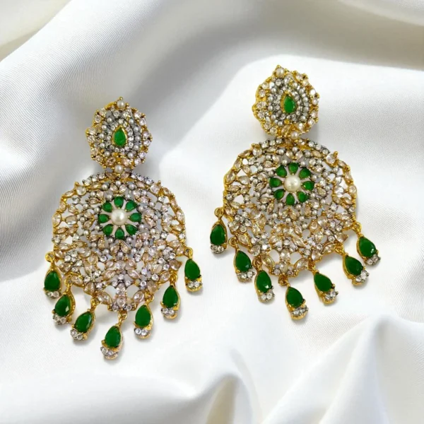 SHEESH GREEN EARRINGS