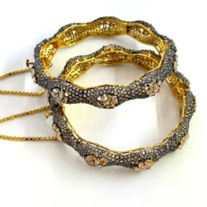 SILVER CHAMPAGNE BANGLE 1