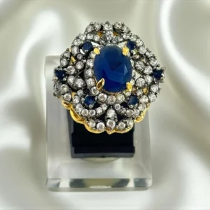 SPARKLE BLUE RING