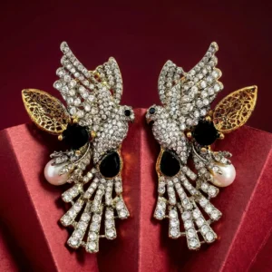 SPARROW BLACK EARRINGS