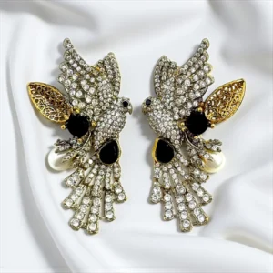 SPARROW BLACK EARRINGS