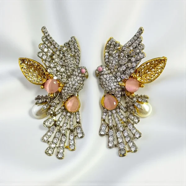 SPARROW PINK EARRINGS 1