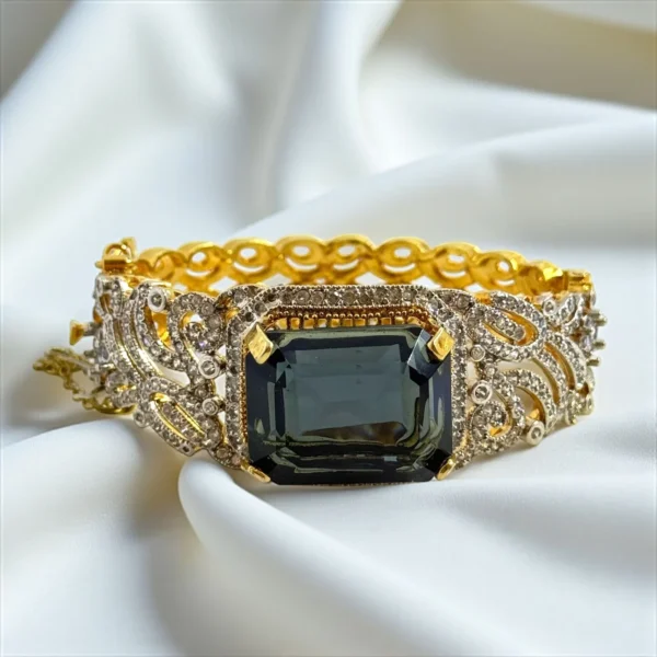ZIRCONIAN BLACK BANGLE 1