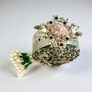 DESGNER GREEN CLUTCH 1
